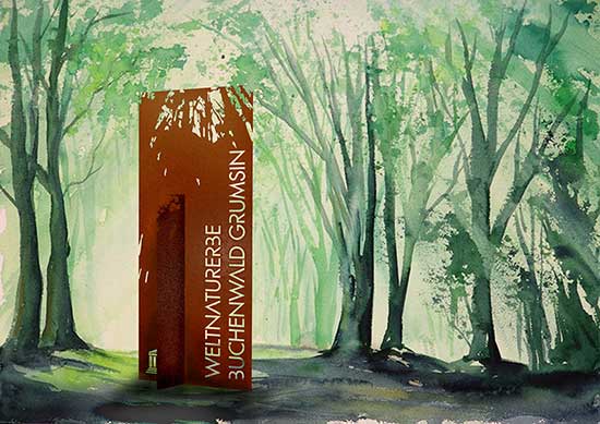 link button to the draft: Weltnaturerbe Grumsiner Forst