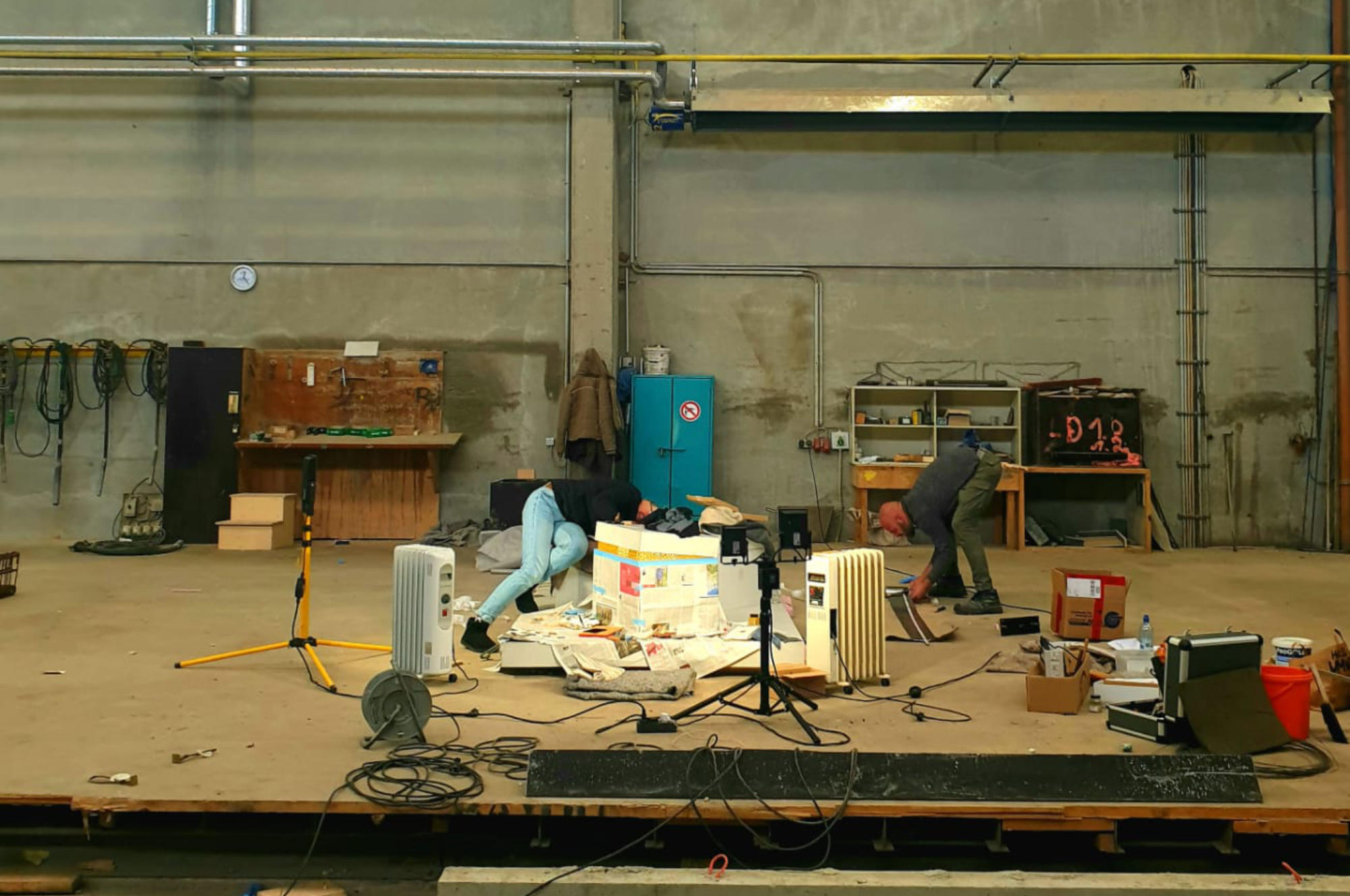 work on the object: transit pieces